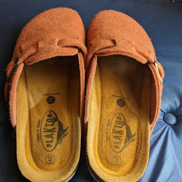 Plakton felt clog in pumpkin spice orange 🍊 - Picture 2 of 6